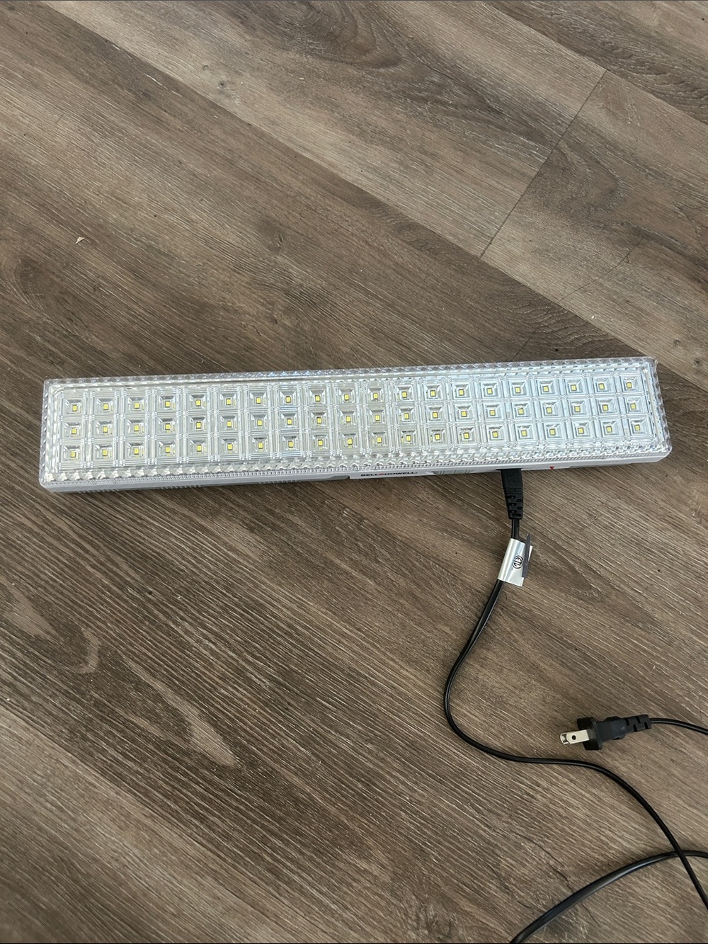 LED Light Bar - Clear/Silver Universal Light With Cord